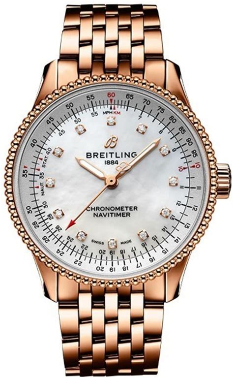 breitling diamond watch ladies|breitling navitimer ladies.